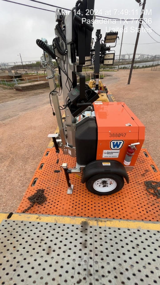 2024 Wanco WLTT-4MM4K Diesel, Deep Sea Controller, Shore Power Plug, Auto Start, (4) 350W LED Floodlights, 4kW Generator, 60 Gal Fuel Tank, 2" Ball, T3