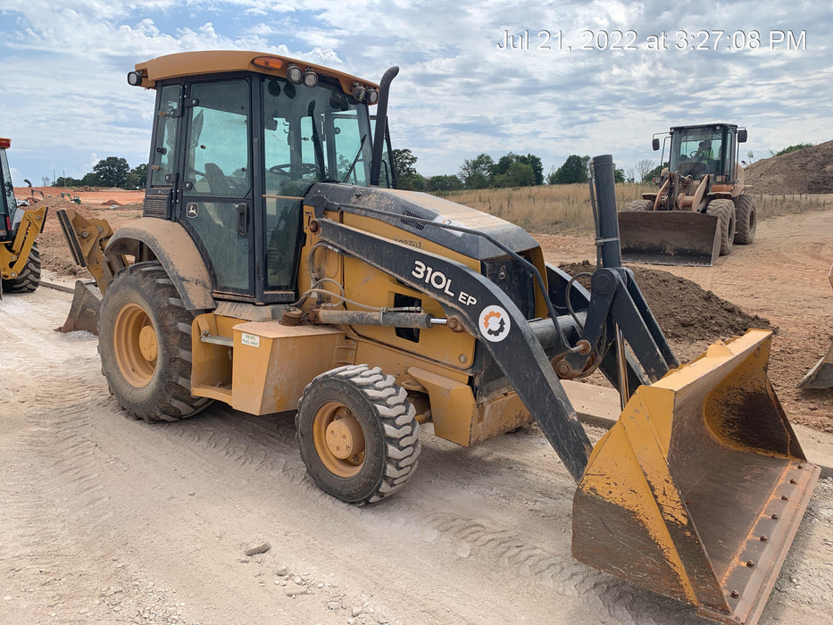 2020 John Deere 310LEP Cab/Heat/Air, 4WD, Standard Stick, Pilot Controls, 2 Way Hydraulics, TAG Manual QC