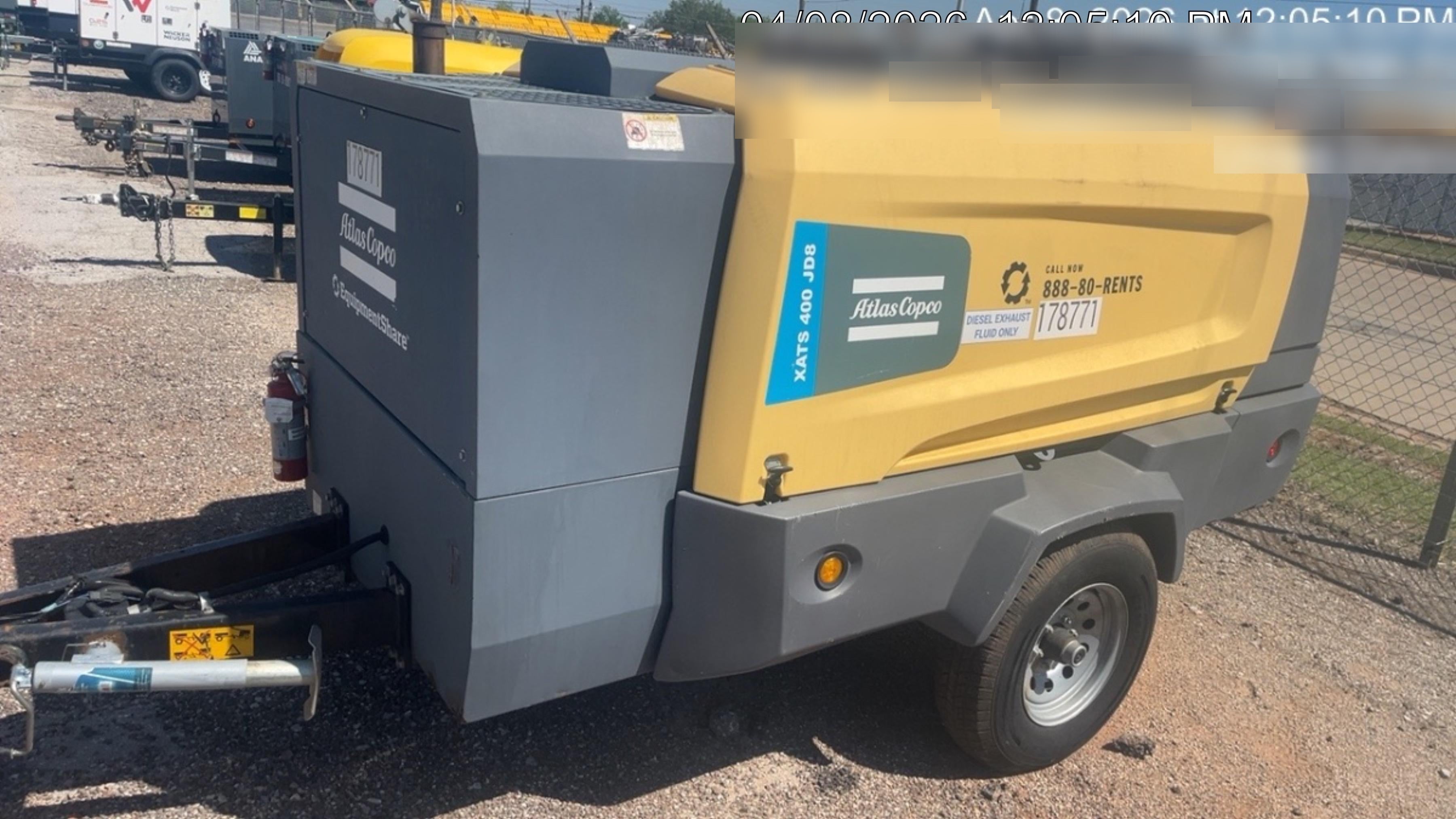 2021 ATLAS COPCO XATS400 CWK