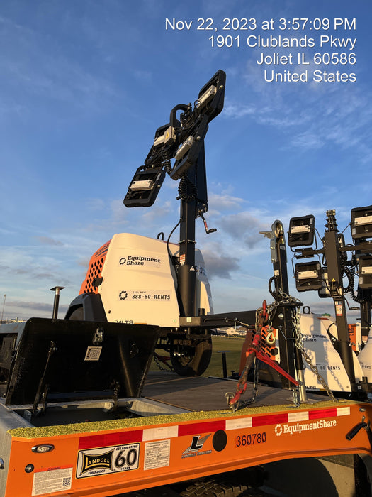 2023 Generac MLT2 Diesel, Flex Switch 120V Input, Powerzone Controller, (4) 320W LED Lights, 4kW Generator, 39.9 Gal Fuel Tank, 2" Ball, T3