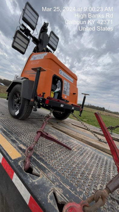 2023 Generac MLT2 Diesel, Flex Switch 120V Input, Powerzone Controller, 
(4) 320W LED Lights, 4kW Generator, 39.9 Gal Fuel Tank, 2" Ball, T3