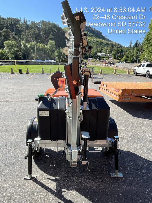 2024 Wanco WLTT-4MM4K Diesel, Deep Sea Controller, Shore Power Plug, Auto Start, (4) 350W LED Floodlights, 4kW Generator, 60 Gal Fuel Tank, 2" Ball, T3