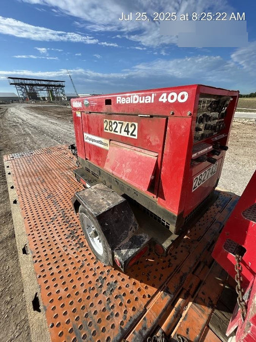 2022 Shindaiwa DGW400MDL Kubota D902 Engine, 23 HP, Dual Op Welder, Wire, Arc, Droop Stick, Tig, and CC Stick Functionality, Simulphase, 3 Phase and 1 Phase Gen Output, Single Axle NB Trlr, Slr Trckl Chrg 12V 12W, Fire Ext