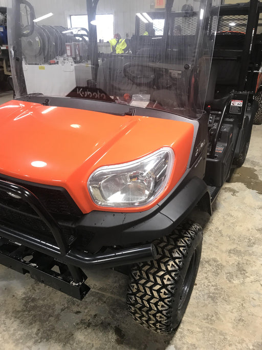 2022 Kubota RTV-X1140W-H Plastic Canopy, Windshield Acrylic Clear, LED Strobe Light, Wire Harness Kit, Back up Alarm