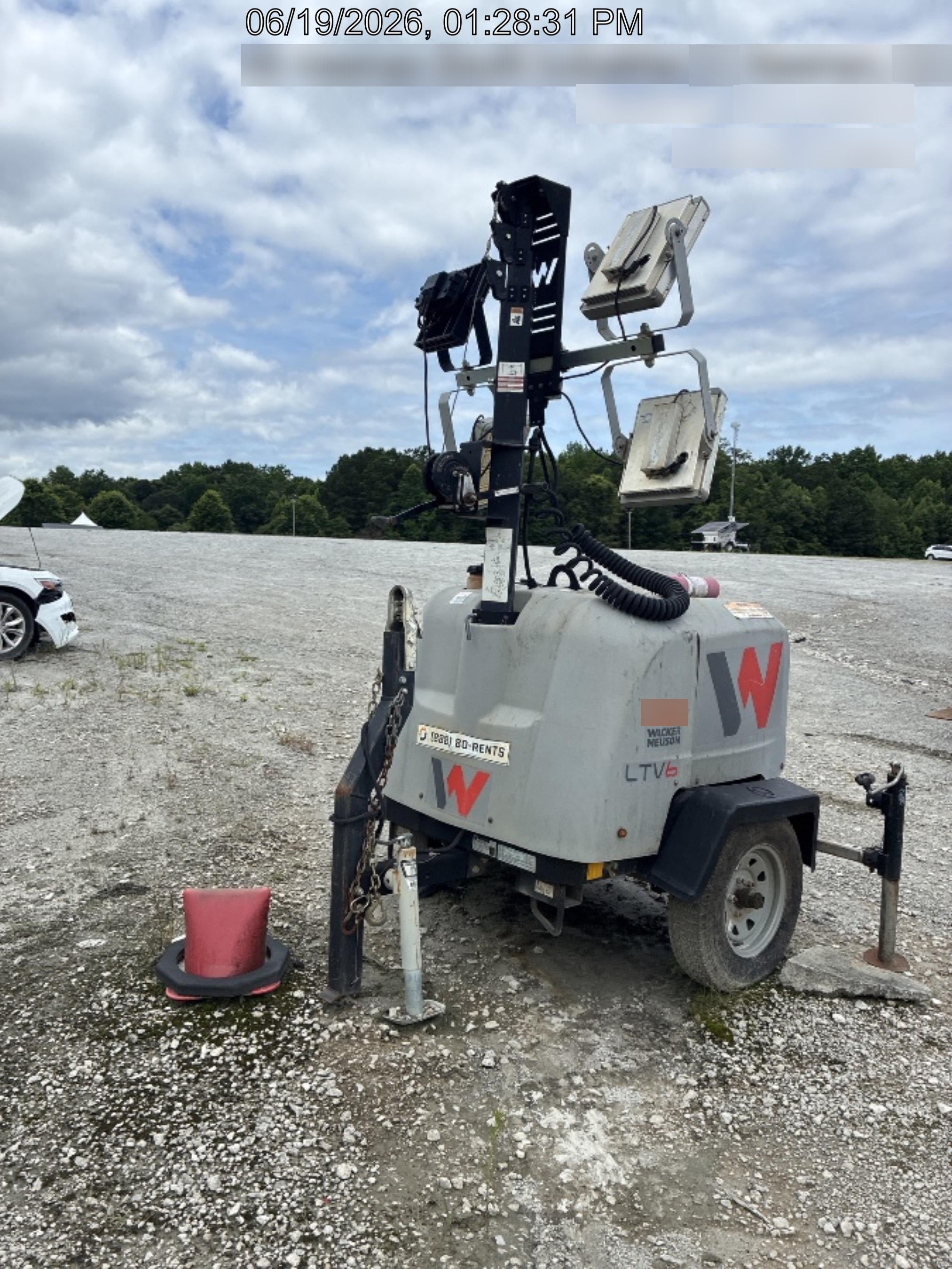2019 Wacker Neuson LTV6K-LED Standard LED Towable Light Tower w/None