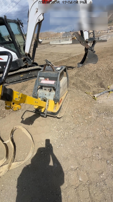 2024 Wacker Neuson DPU6555Heh Hatz Diesel, Reversible Plate Compactor, electric start