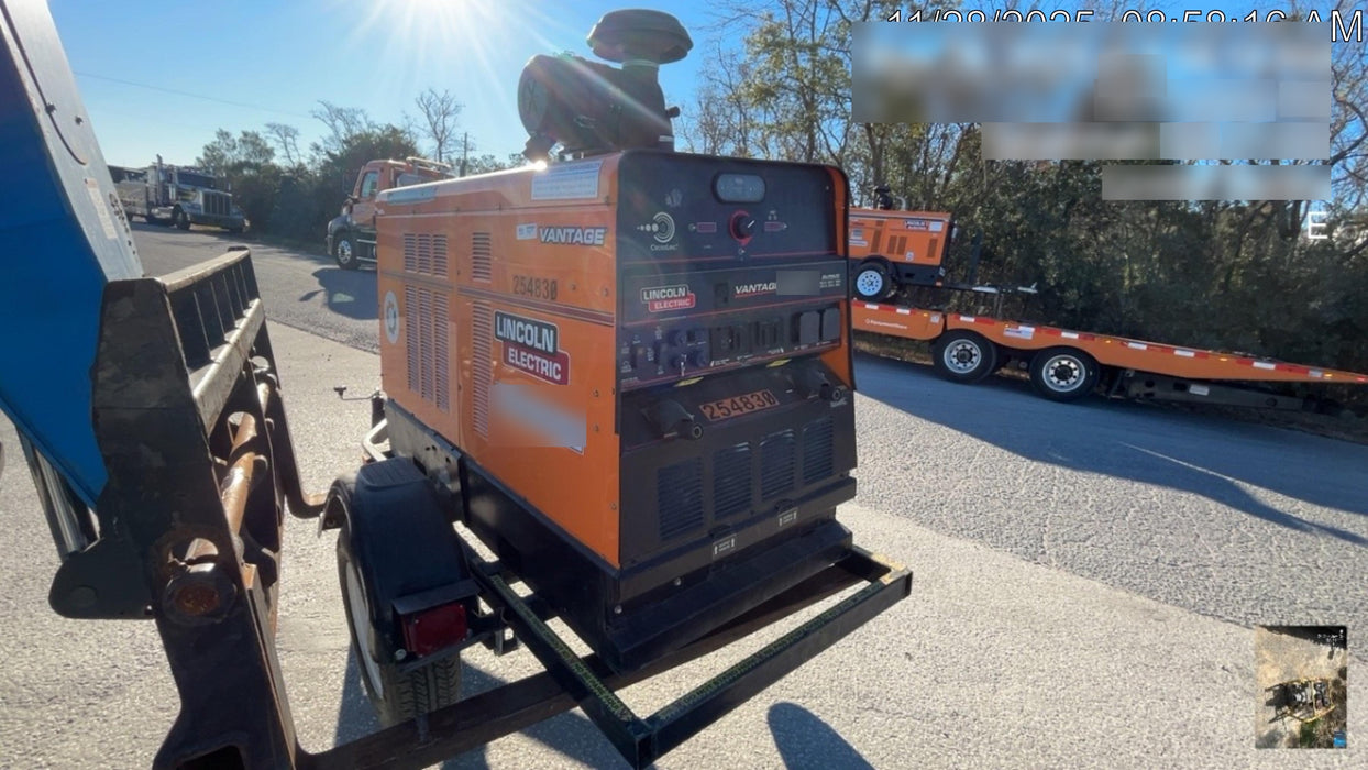 2022 Lincoln Electric Vantage 549X Crosslink Technology, Trailer Mounted, ES Decals, T3