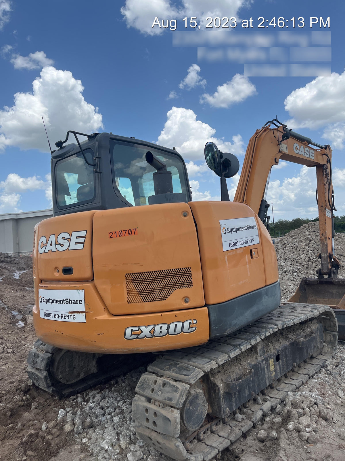 2018 CASE CX80C