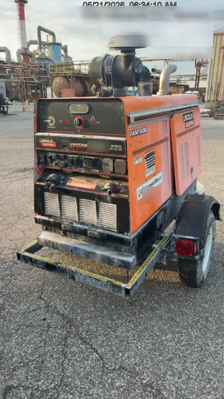2021 Lincoln Electric Vantage 549X Ready Pak 3, ORANGE (includes trailer, cable rack, fender light kit)