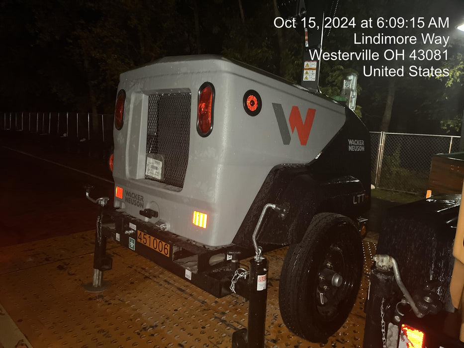 2024 Wacker Neuson LTT4 Diesel, Kohler KDW702, Deep Sea Controller, Auto Start, LED 320W, Bypass Outlet, T3