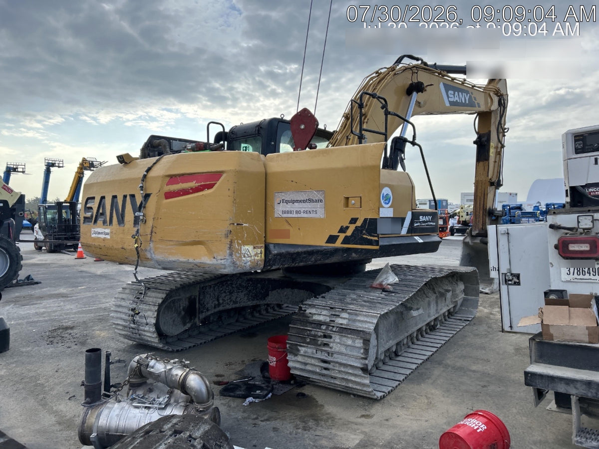 Sany SY265C SY265 Tier 4 - Cab, Hydraulic QC,  Buckets: 36", 48" Main Pin Hydraulic Thumb