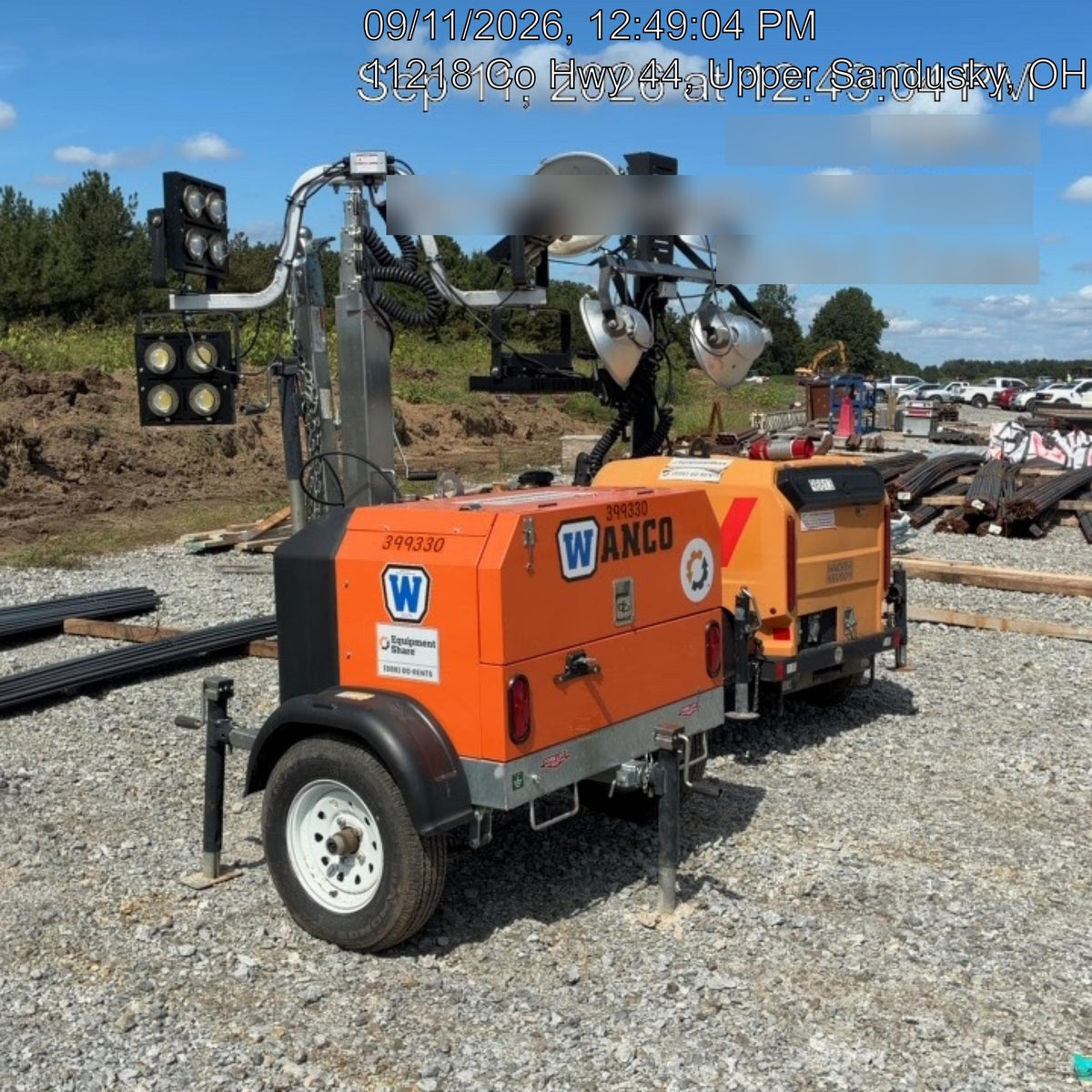 2024 Wanco WLTT-4MM4K Diesel, Deep Sea Controller, Shore Power Plug, Auto Start, (4) 350W LED Floodlights, 4kW Generator, 60 Gal Fuel Tank, 2" Ball, T3