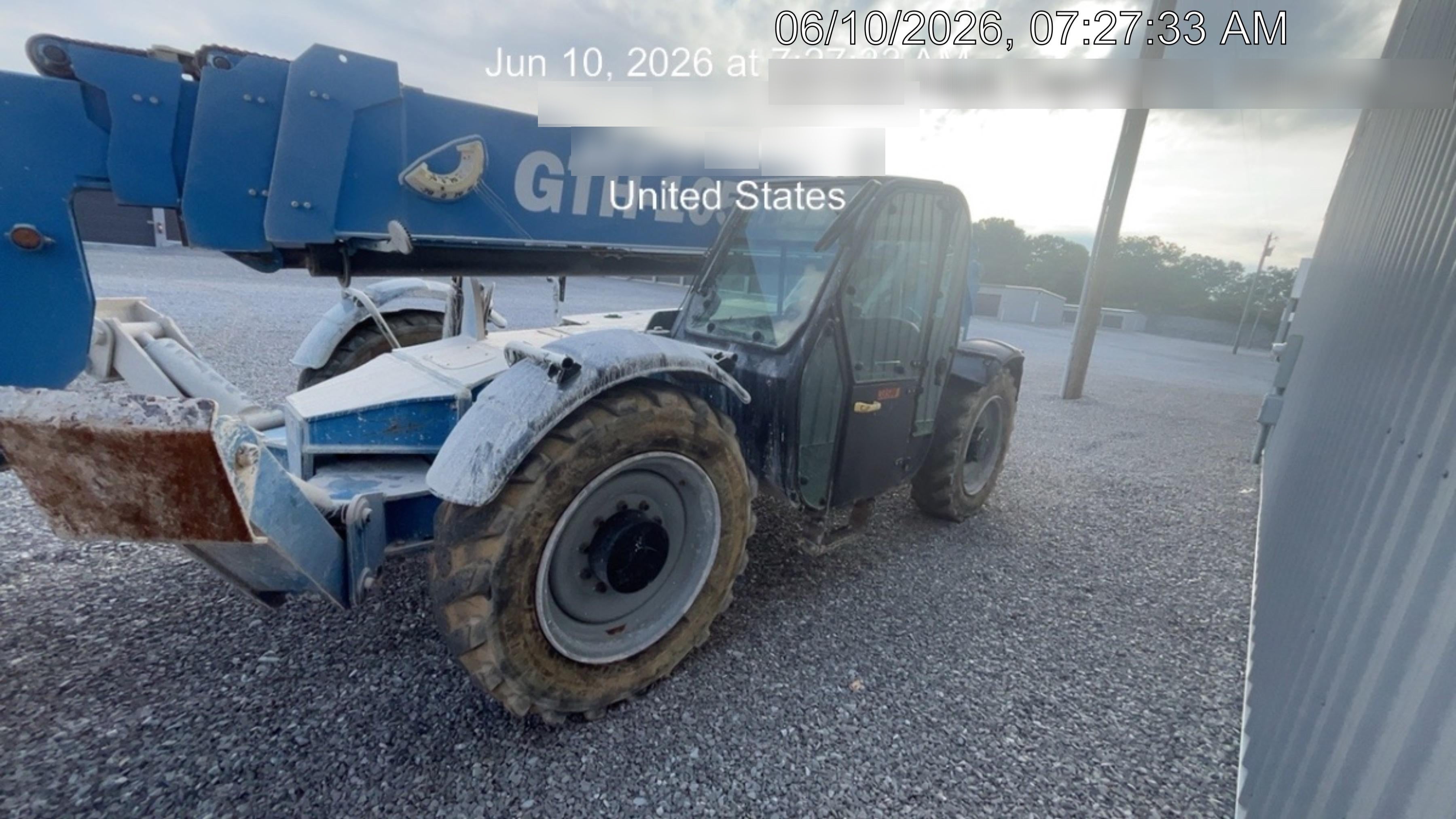 2019 Genie GTH-1056 Cab/Heat/AC, Solid RT Tires, LED Work Lights, Beacon 60" QA Carriage, 60" Forks