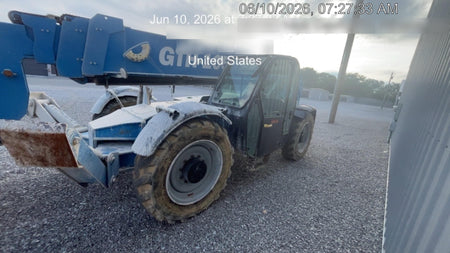 2019 Genie GTH-1056 Cab/Heat/AC, Solid RT Tires, LED Work Lights, Beacon 60" QA Carriage, 60" Forks