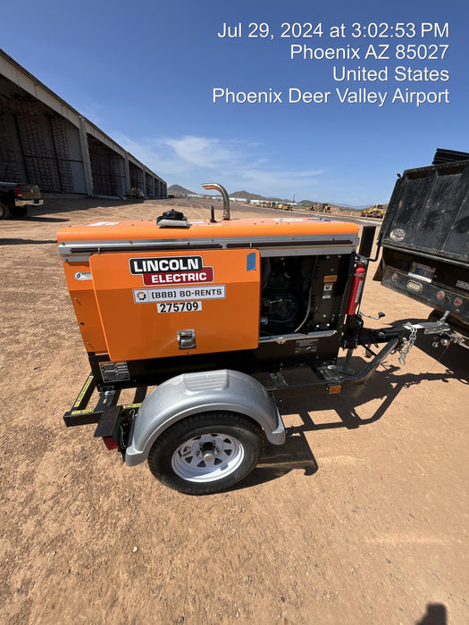 2022 Lincoln Electric LE400 Kubota V1505, Trlr, Cable Rack, Light Kit, ES Decals, T3