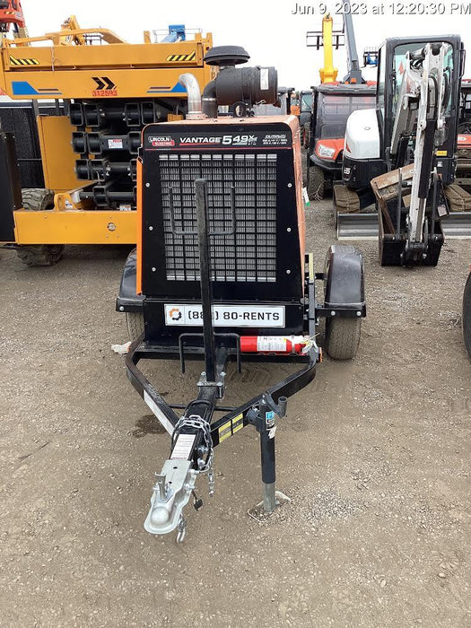 2021 Lincoln Electric Vantage 549X Ready Pak 3, ORANGE (includes trailer, cable rack, fender light kit)