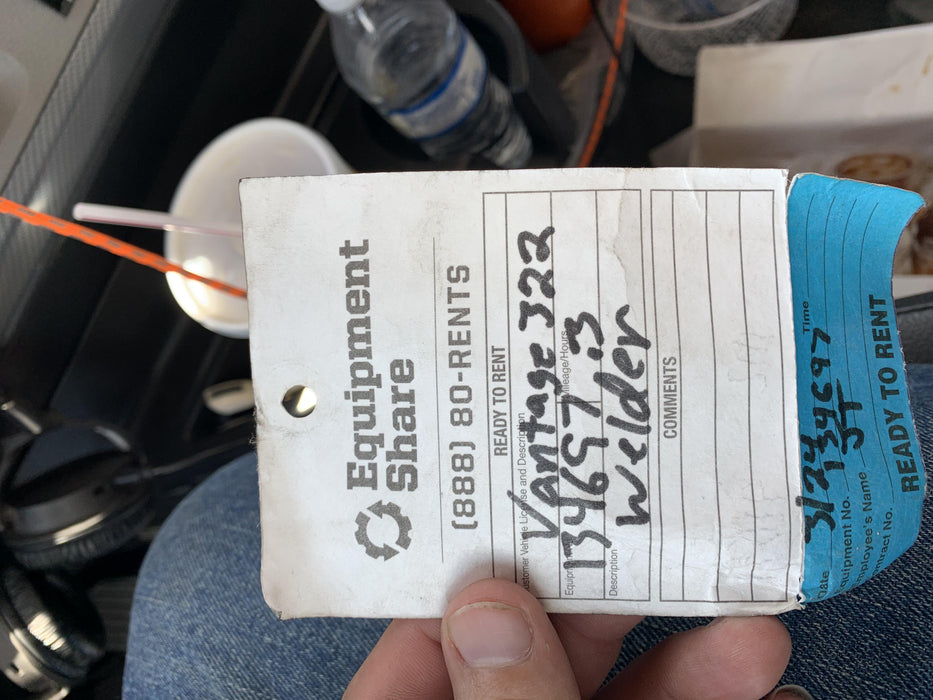 2021 Lincoln Electric Vantage 322 Ready Pak 3