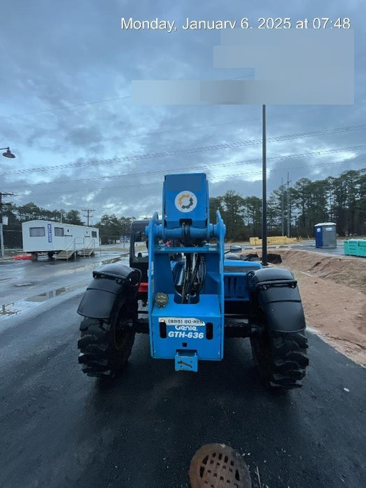 2018 Genie GTH-636 Genie GTH-636 w/Open ROPS, Solid Tires, beacon/work lights, 48" carriage/forks