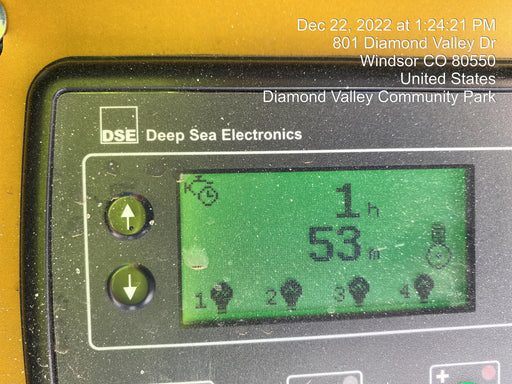 2022 Allmand NLV3GR (4) LED Light Fixture 350W, 23' Vertical Mast, 3kW Prime, Towable, ES Decals, T3