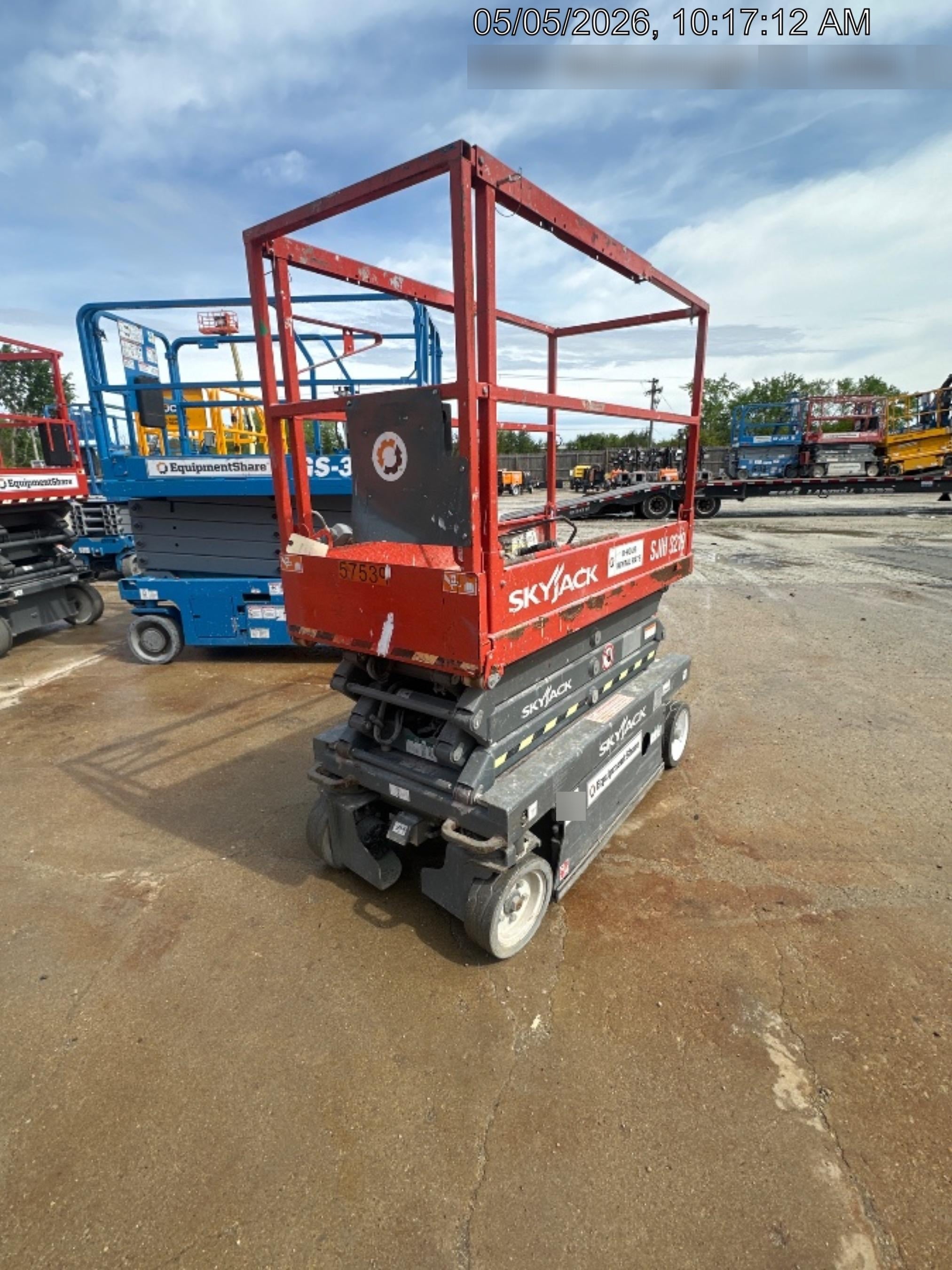 2016 Skyjack SJIII-3219 Standard Rental Specs