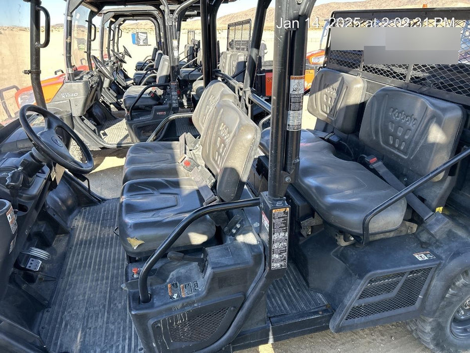 2021 Kubota RTV-X1140W-H Plastic Canopy, Windshield Acrylic Clear, LED Strobe Light, Wire Harness Kit, Back up Alarm