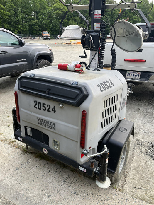 2018 Wacker Neuson LTV6L-MH Wacker Neuson LTV6L Mobile Light Tower w/Fuel Level Sensor Installed