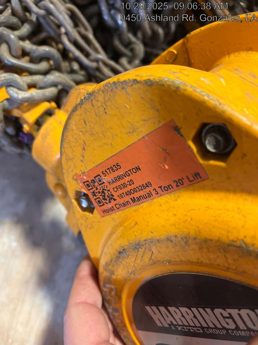 2025 HARRINGTON CF030-20