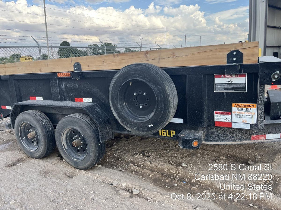 2025 BIG TEX TRAILER 16LP-14BK6SIRPD