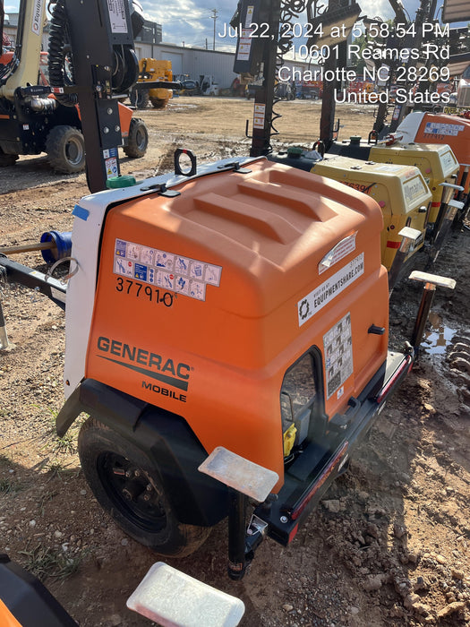 2023 Generac MLT2 Diesel, Flex Switch 120V Input, Powerzone Controller, 
(4) 320W LED Lights, 4kW Generator, 39.9 Gal Fuel Tank, 2" Ball, T3
