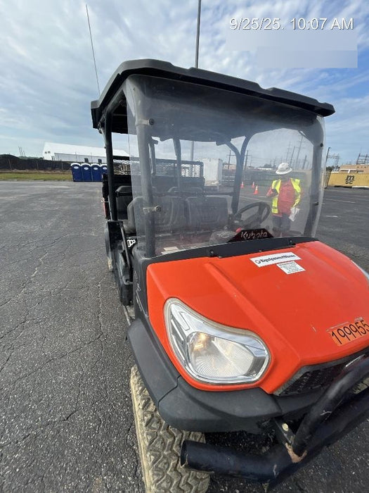 2022 Kubota RTV-X1140W-H Plastic Canopy, Windshield Acrylic Clear, LED Strobe Light, Wire Harness Kit, Back up Alarm