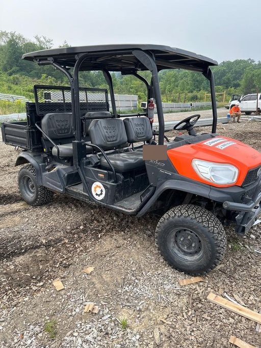 2021 Kubota RTV-X1140W-H Plastic Canopy, Windshield Acrylic Clear, LED Strobe Light, Wire Harness Kit, Back up Alarm