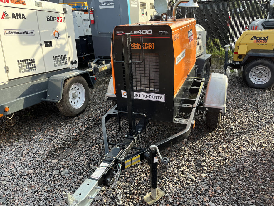 2022 Lincoln Electric LE400 Kubota V1505, Trlr, Cable Rack, Light Kit, ES Decals, T3