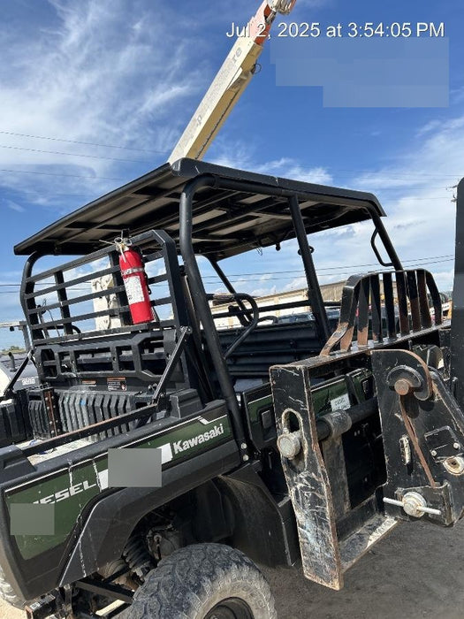 2019 Kawasaki Mule PRO-DXT Standard Options, Backup Alarm, Beacon, Plastic Hard Top, Poly Windshield, Horn Kit
