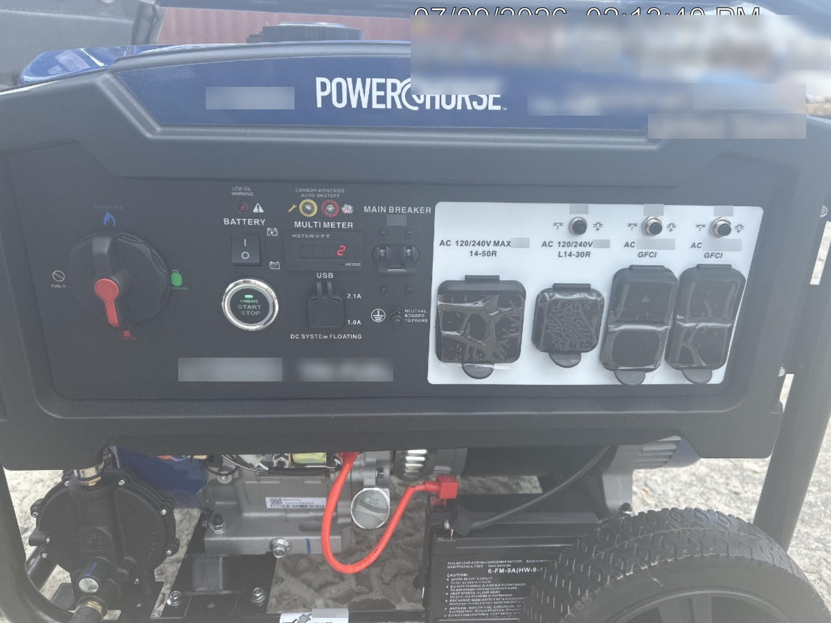 2026 POWERHORSE s12500t Tri-Fuel Generator