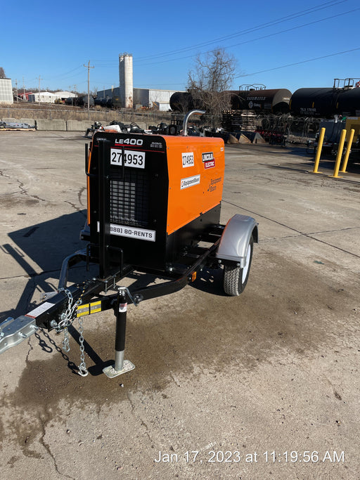 2022 Lincoln Electric LE400 Kubota V1505, Trlr, Cable Rack, Light Kit, ES Decals, T3