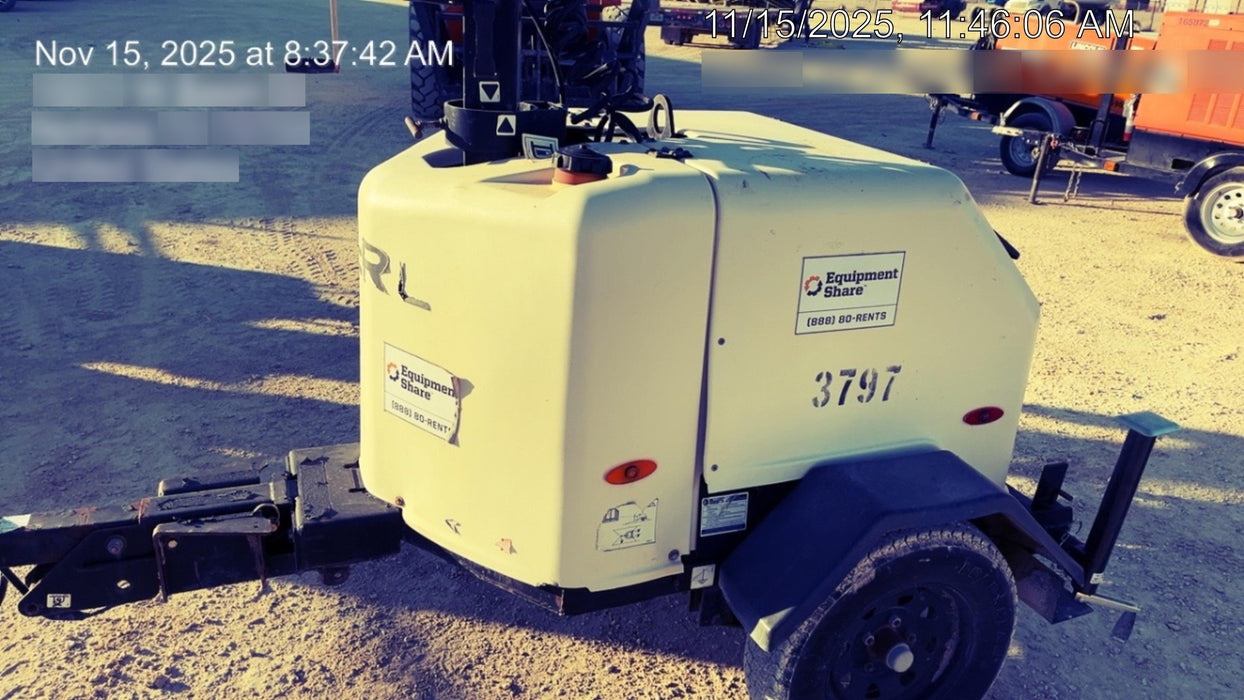 Terex RL4V2 RL4V2- 6KW, 60 HZ GENERATOR W 10.7 HP KOHLER DIESEL