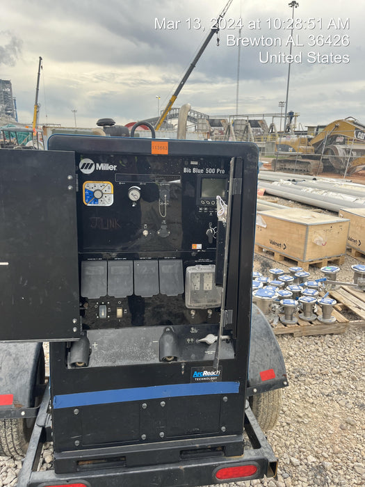 2020 Miller Electric BB500 BIG BLUE 500 PRO (KUBOTA) DELUXE W/ ARCREACH