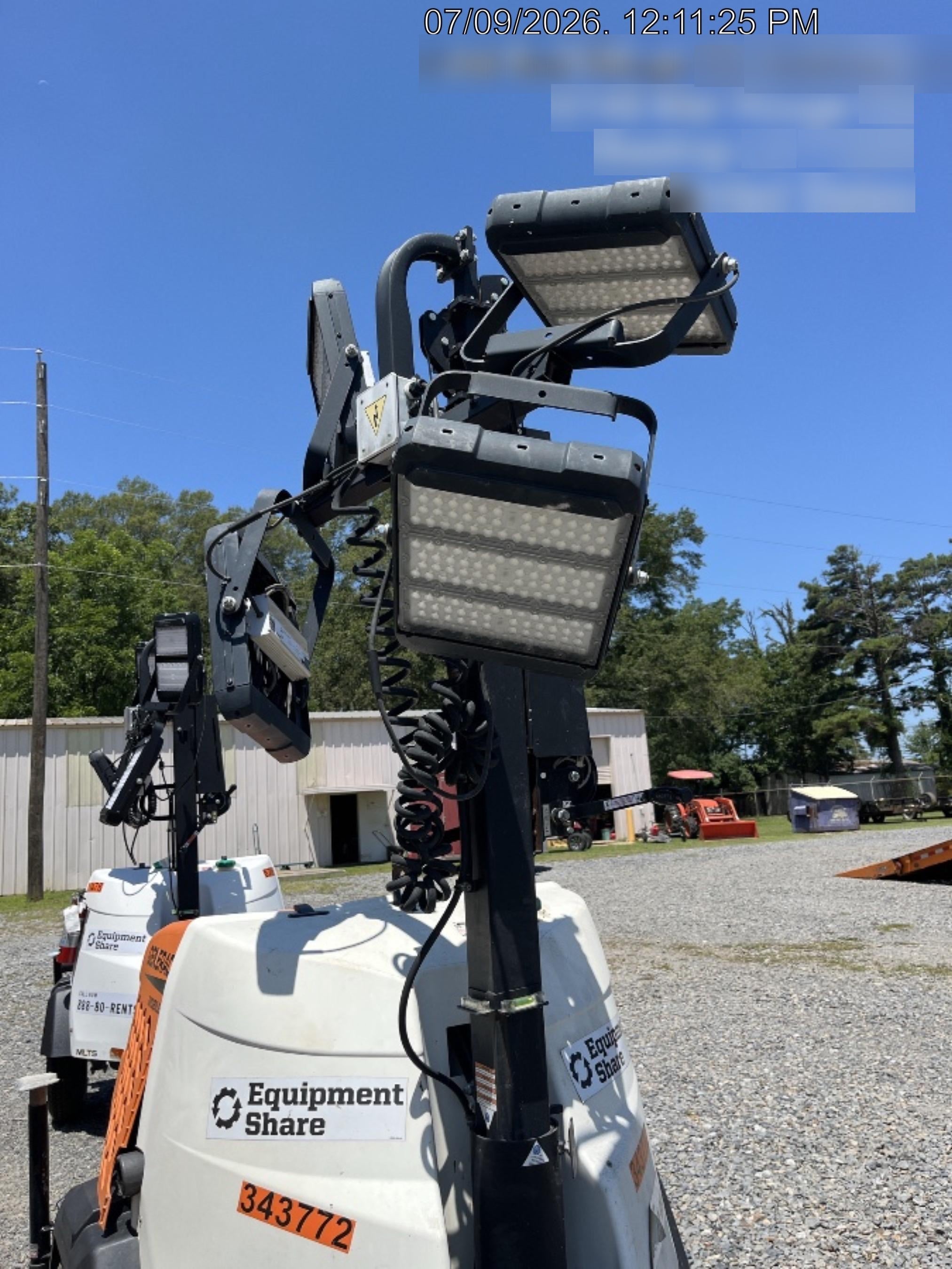 2023 Generac MLT2 Diesel, Flex Switch 120V Input, Powerzone Controller, (4) 320W LED Lights, 4kW Generator, 39.9 Gal Fuel Tank, 2" Ball, T3