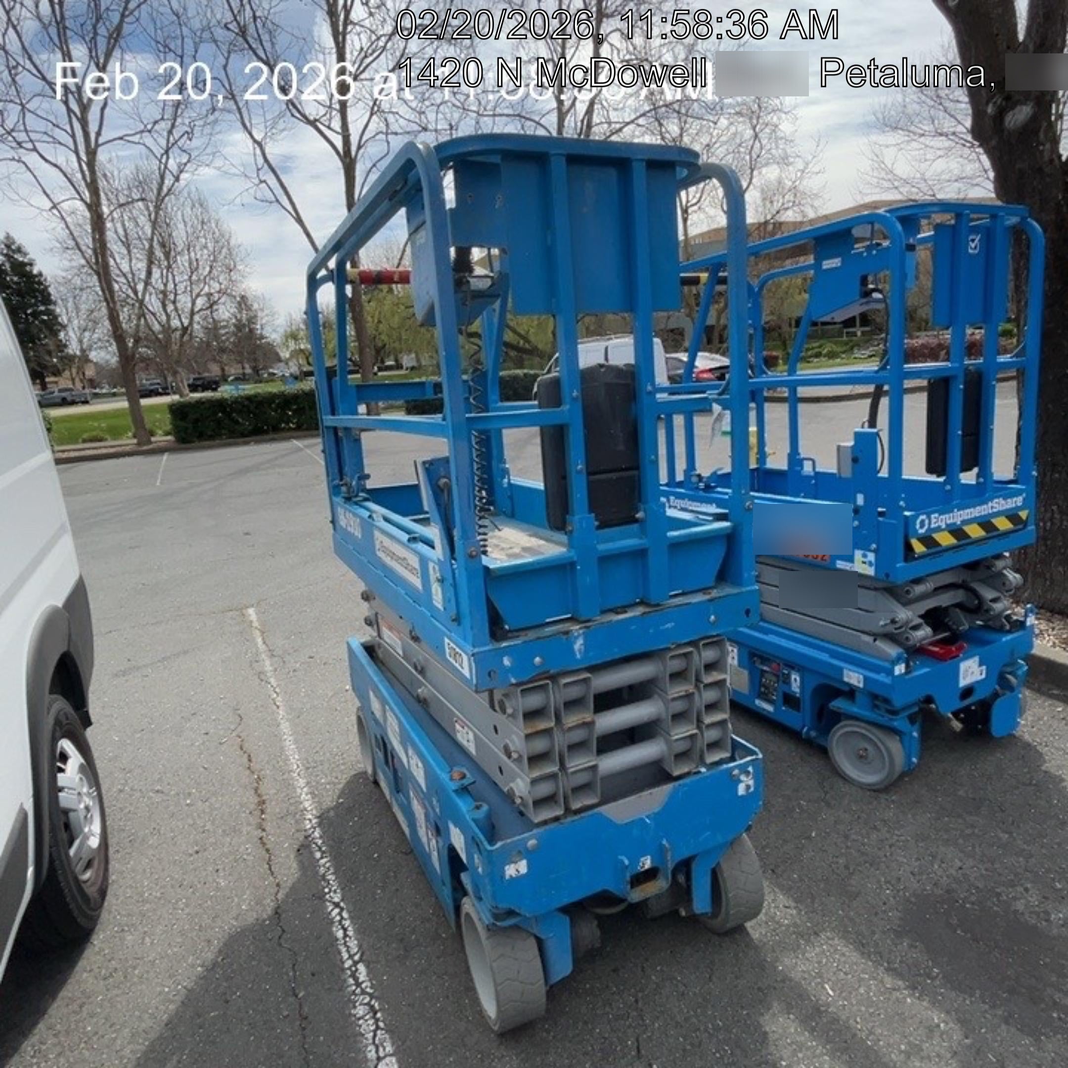 2019 Genie GS-1930 Half Height Swing Gate, 800W Inverter