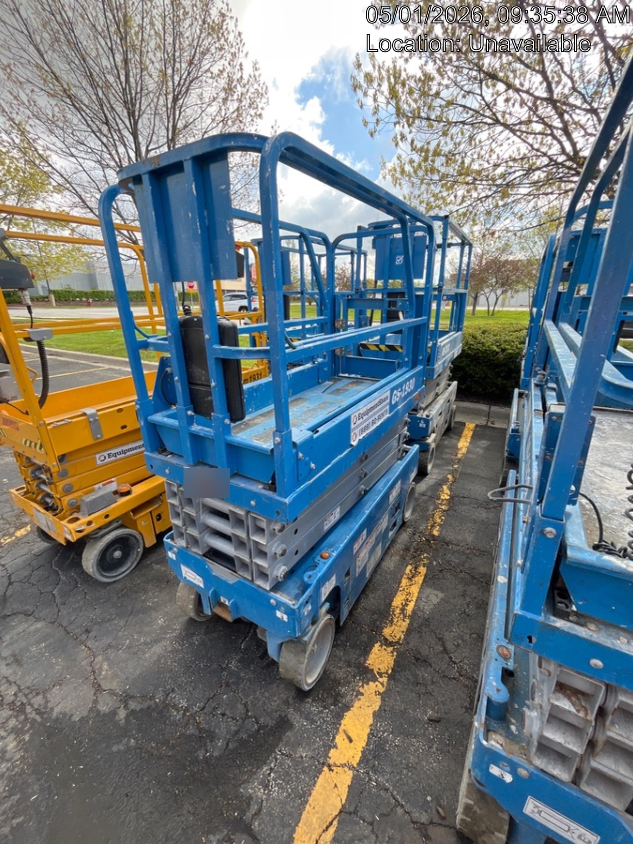 2020 Genie GS-1930 Solid Non Marking Tires, Beacon, Folding rails with half height swing gate