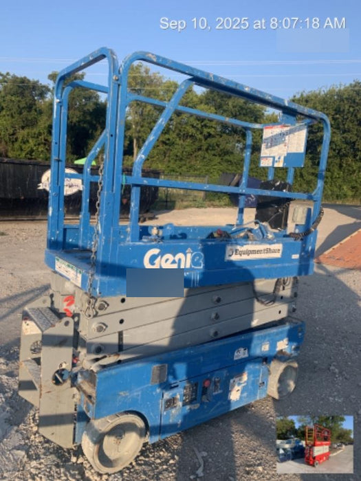 2019 Genie GS-1930 Fixed Rails with Chain Entry