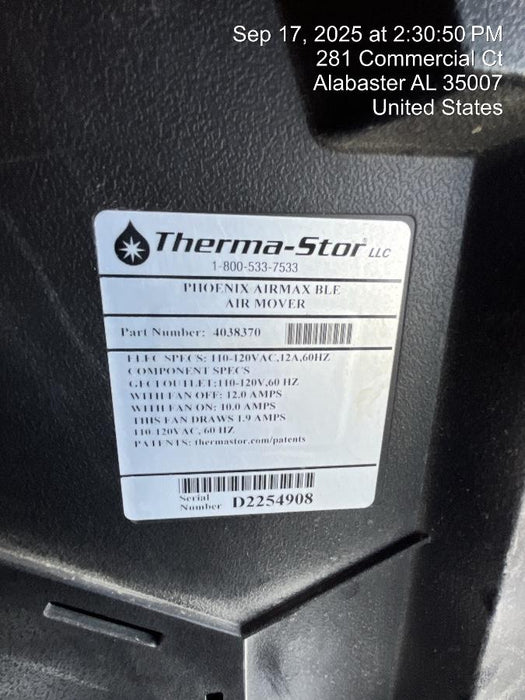 2022 PHOENIX AirMAX Radial Air Mover