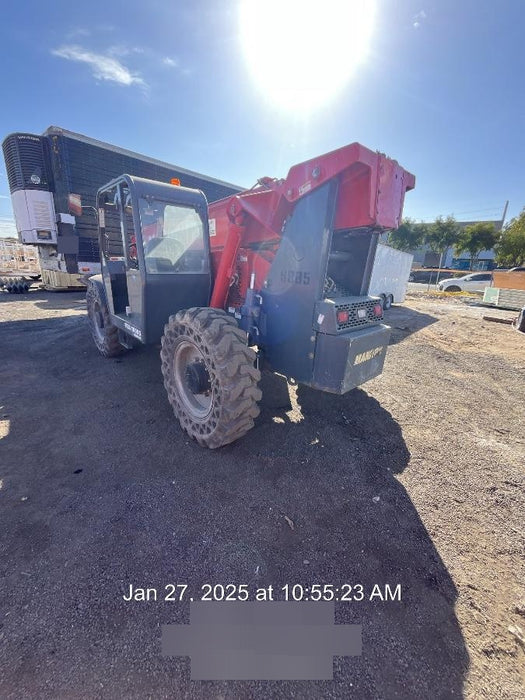2018 Manitou MTA10055 Manitou MTA 10055 w/Open ROPS, Work Lights/Strobe, Aux Hyd, Solid Tires, Lift Hook, 66" Carriage, 60" Forks