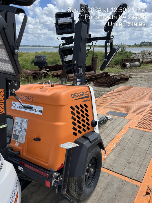 2023 Generac MLT2 Diesel, Flex Switch 120V Input, Powerzone Controller, (4) 320W LED Lights, 4kW Generator, 39.9 Gal Fuel Tank, 2" Ball, T3