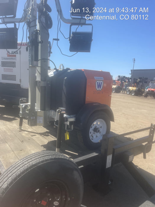 2023 Wanco WLTT-4MM4K Diesel, Deep Sea Controller, Shore Power Plug, Auto Start, (4) 350W LED Floodlights, 4kW Generator, 60 Gal Fuel Tank, 2" Ball, T3