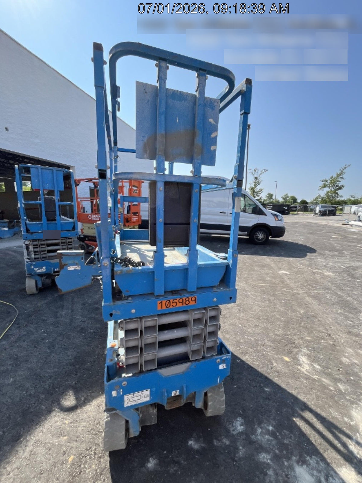 2020 Genie GS-1930 Solid Non Marking Tires, Beacon, Folding rails with half height swing gate