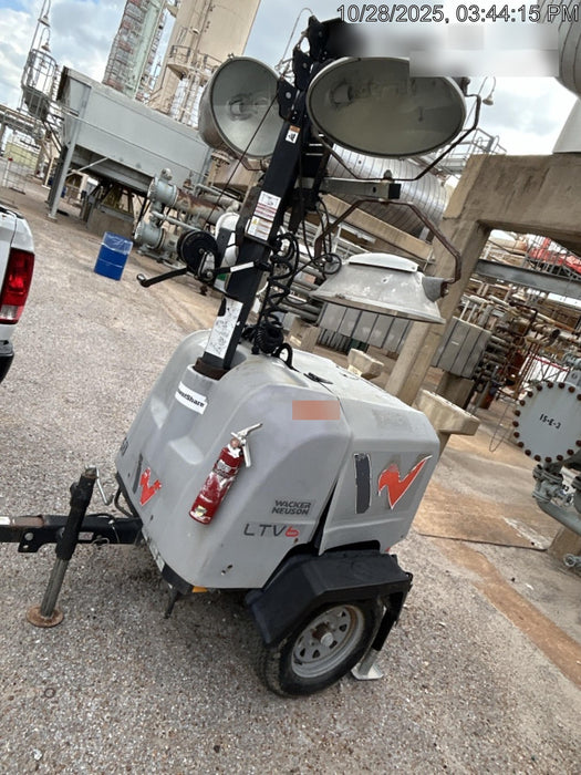 Wacker Neuson LTV6K-MH Wacker Neuson LTV6K Mobile Light Tower w/Fuel Level Sensor Installed
