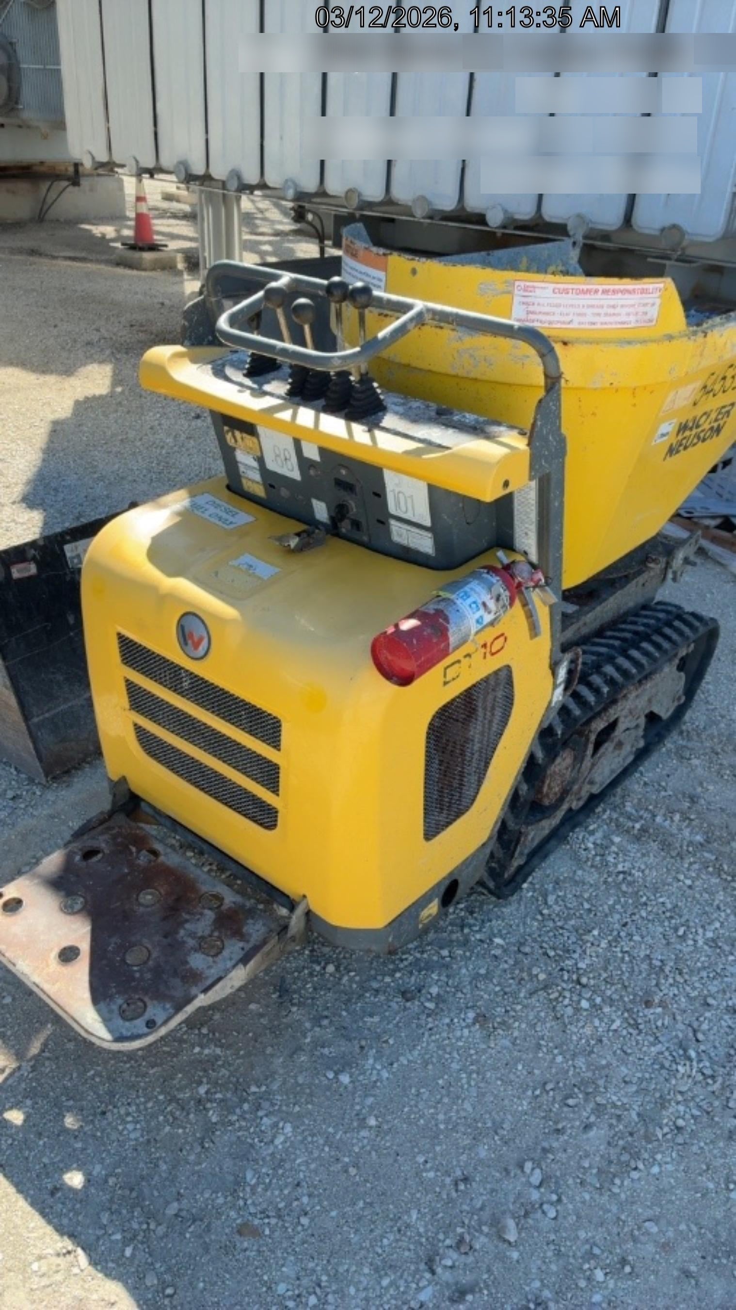 2019 WACKER NEUSON DT10