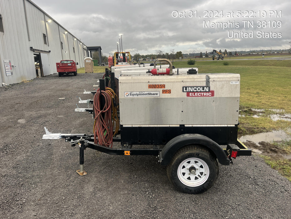 2024 Lincoln Electric LE400 Kubota V1505, Trlr, Cable Rack, Light Kit, ES Decals, T3