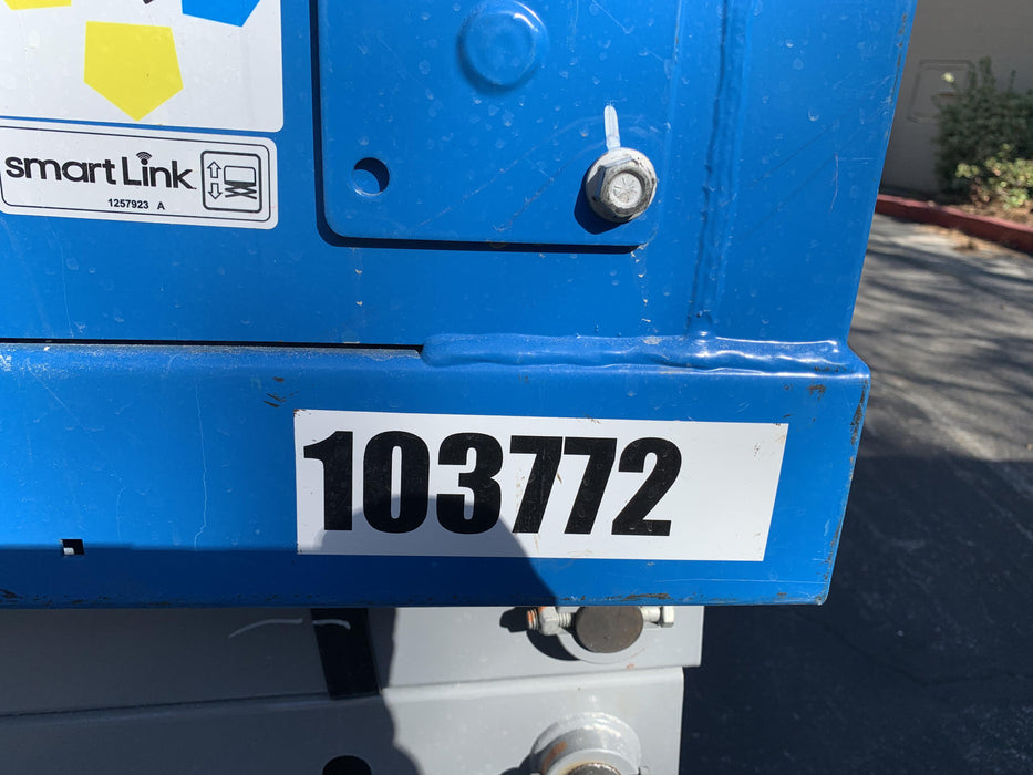 2020 Genie GS-1930 Solid Non Marking Tires, Beacon, Folding rails with half height swing gate, 800W Inverter